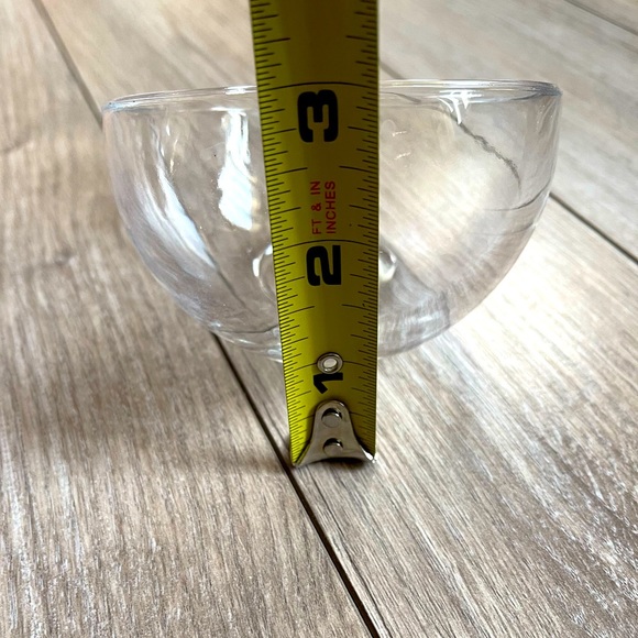 ARTLAND Glass, side swiped, dessert dishes, set of 6 - Picture 6 of 7